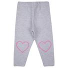 Legging Bebê Coração, 6 a 9 Meses, Gaga Baby