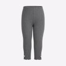 Legging Canelada Pv Fru-frú Laço Infantil Bebê Menin