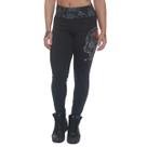 Legging carol saraiva rosas no cos preto - black skull - clothing (p)