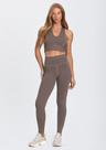 Legging cintura alta com bolso premium riohug castanho rio yoga