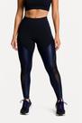 Legging com recorte cirre e tule - fitness