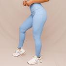 Legging Confort Bolso Treino Corrida - Azul Frozen -