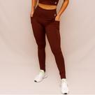 Legging Confort Bolso Treino Corrida - Coffee -