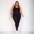 Legging de poliamida sem bolso
