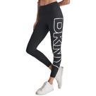 Legging DKNY para Mujer Rendimiento Negro/Plata Talle L Legging DKNY para Mujer Rendimiento Negro/Plata Talle L
