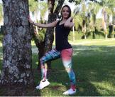 Legging estampada tiedye Belate