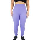 Legging Feminina Preta Canelada Para o Dia a Dia e Treinos