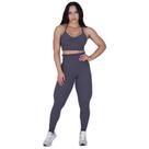 Legging fitness feminina cós alto textura relevo modeladora orbis