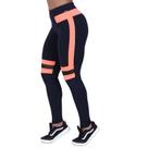 Legging fitness feminina recortes em tela e neon poliamida orbis Legging fitness feminina recortes em tela e neon poliamida orbis