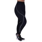 Legging fitness feminina recortes textura relevo poliamida orbis