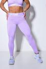 Legging fitness lilás mesclada Legging fitness lilás mesclada