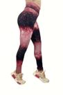 Legging Fitness Usa Club Rosa Esportiva Suplex Academia