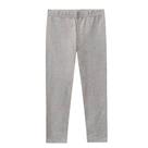 Legging Flanelada Infantil Feminina Inverno Cinza Claro Malwee