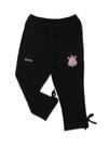 Legging Infantil Corinthians Preta Oficial Legging Infantil Corinthians Preta Oficial
