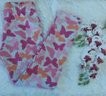 Legging infantil feminina borboletas Kyly