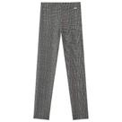 Legging Infantil Kukiê em Molecotton Xadrez Cinza Tamanho:14