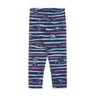 Legging infantil molecotton listras - Elian (azul, Tam 06)