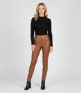 Legging Juvenil Em Material Sintético Minty Marrom Legging Juvenil Em Material Sintético Minty Marrom