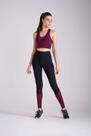 Legging LARULP Atenas Allie Essential - Preto/Roxo