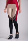 Legging LARULP Mandaue Liz Essential - Preto/Vermelho/Dourado Legging LARULP Mandaue Liz Essential - Preto/Vermelho/Dourado