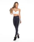 Legging Lets Gym Line Preto/Branco P