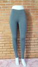 Legging malha poliéster (suplex) cinza