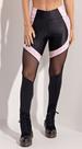 Legging Old School Fitness Preta com Tule Legging Old School Fitness Preta com Tule