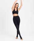 Legging pezinho cintura alta infinity alta compressao riocompress preto rio yoga