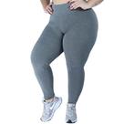 Legging Plus Size Em Suplex Macio Academia Cintura Alta G1 G2 G3