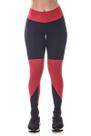 Legging Poliamida Proteção UV50+ Cintura Alta Preto Feminino Academia