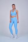 Legging Poly Steep Empina Bumbum Azul Frozen