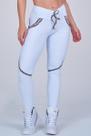 Legging Poly Steep Empina Bumbum Branca Com Onça