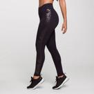 Legging zebra Poliamida Preta com Estampa na Lateral Tom sob