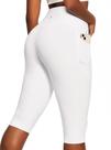Leggings Capri Heathyoga Tummy Control com bolsos para mulheres