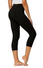 Leggings Conceited Tummy Control, 3 cinturas femininas, pretas S-M