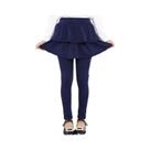 Leggings De Algodão Para Meninas Pequenas, Calças Infantis Primavera Outono, Saia-Calça Falsa De Leggings De Algodão Para Meninas Pequenas, Calças Infantis Primavera Outono, Saia-Calça Falsa De