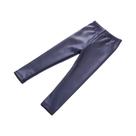 Leggings De Couro Quentes E Grossas Para Meninas De 3 a 10 Anos, Calças De Couro PU