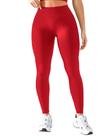 Leggings de ginástica BRXL Tummy Control Butt Lifting para mulheres vermelhas XL