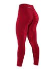 Leggings de treino AUROLA Serpent Seamless Scrunch Red XS para mulher