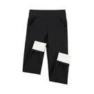 Leggings De Veludo Femininas Com Bolsos, Quentes E Confortáveis Para Outono E Inverno, Cor Sólida,