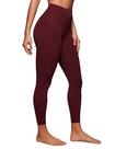 Leggings de Yoga CRZ YOGA Butterluxe Cintura Alta 64 cm Vermelho