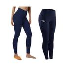 Leggings De Yoga De Cintura Alta Para Mulheres Com Controle De Barriga, Efeito Empina Bumbum, Bolso Leggings De Yoga De Cintura Alta Para Mulheres Com Controle De Barriga, Efeito Empina Bumbum, Bolso