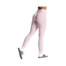Leggings De Yoga Femininas Brancas De Cintura Alta Sem Costura Para Exercícios E Corrida