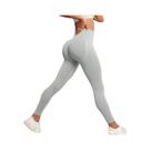 Leggings Esportivas Femininas Sem Costura De Cintura Alta Com Efeito Levanta Bumbum Para Yoga,