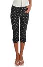 Leggings femininas Capri Yuemengxuan, modelagem justa, cintura baixa, multicoloridas