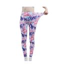Leggings Femininas Com Estampa Floral De Cintura Alta, Jeggings Elásticos, Sexy, Hot Pant CUHAKCI