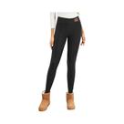 Leggings Femininas De Cintura Alta Em Fleece, Térmicas Grossas Com Efeito Flare, Controle De Leggings Femininas De Cintura Alta Em Fleece, Térmicas Grossas Com Efeito Flare, Controle De