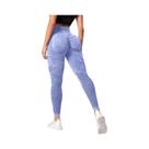 Leggings Femininas De Cintura Alta, Sem Costura, Vazadas, Efeito Fosco, Elásticas, Para Yoga E