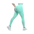 Leggings Femininas Sem Costura De Cintura Alta Para Fitness Com Efeito Empina Bumbum Leggings Femininas Sem Costura De Cintura Alta Para Fitness Com Efeito Empina Bumbum