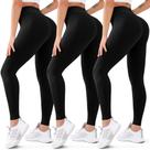 Leggings FEYHAY V Cross Waist Butt Lifting para mulheres, pacote com 3